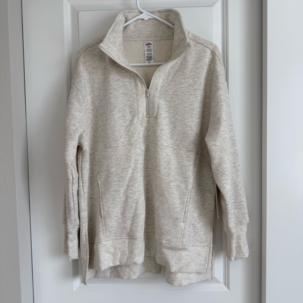 RBX Active Sweater Shirt Athletic Zip Sweatshirt Womens M New